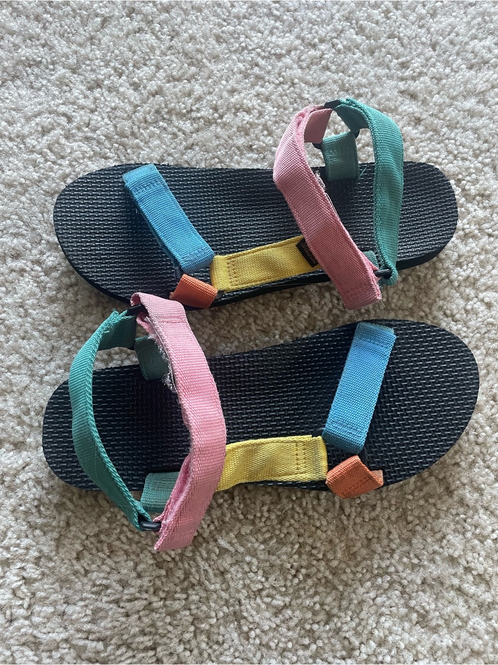 Multi-Color Adjustable Strap Women's Sandals - Picture 4 of 5